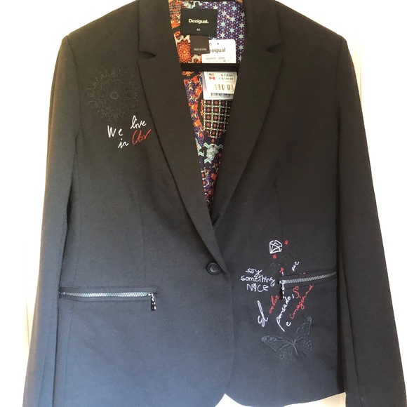 NWT Desigual - So Beautiful - blazer with personality - Picture 3 of 14